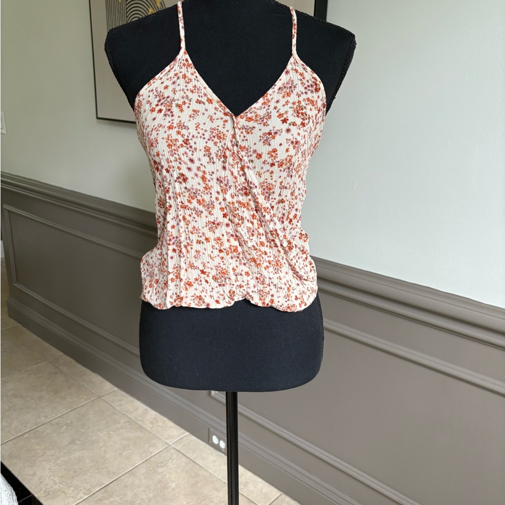 Hippie Rose Floral Spaghetti Strap Top